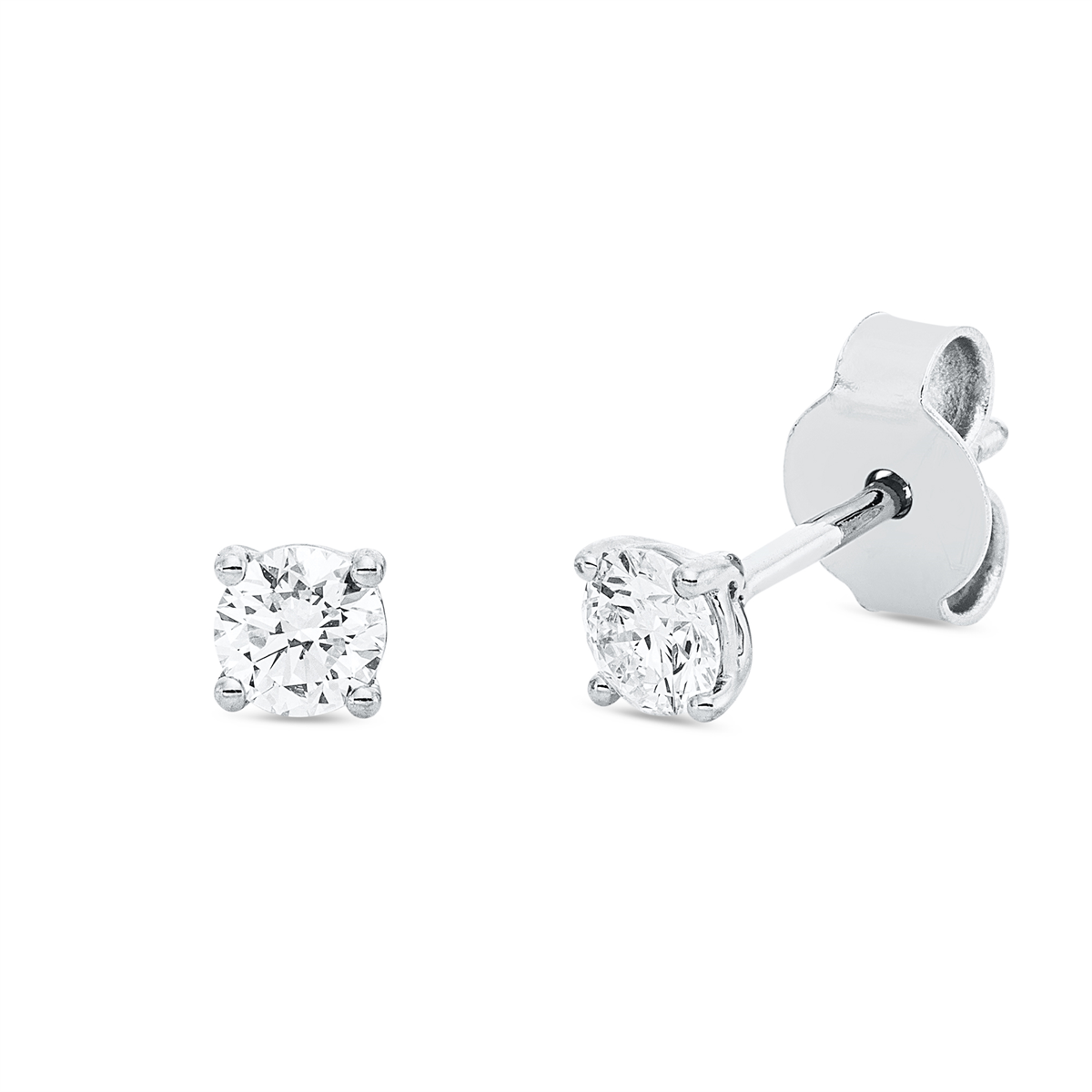 solitaire studs - 2V771