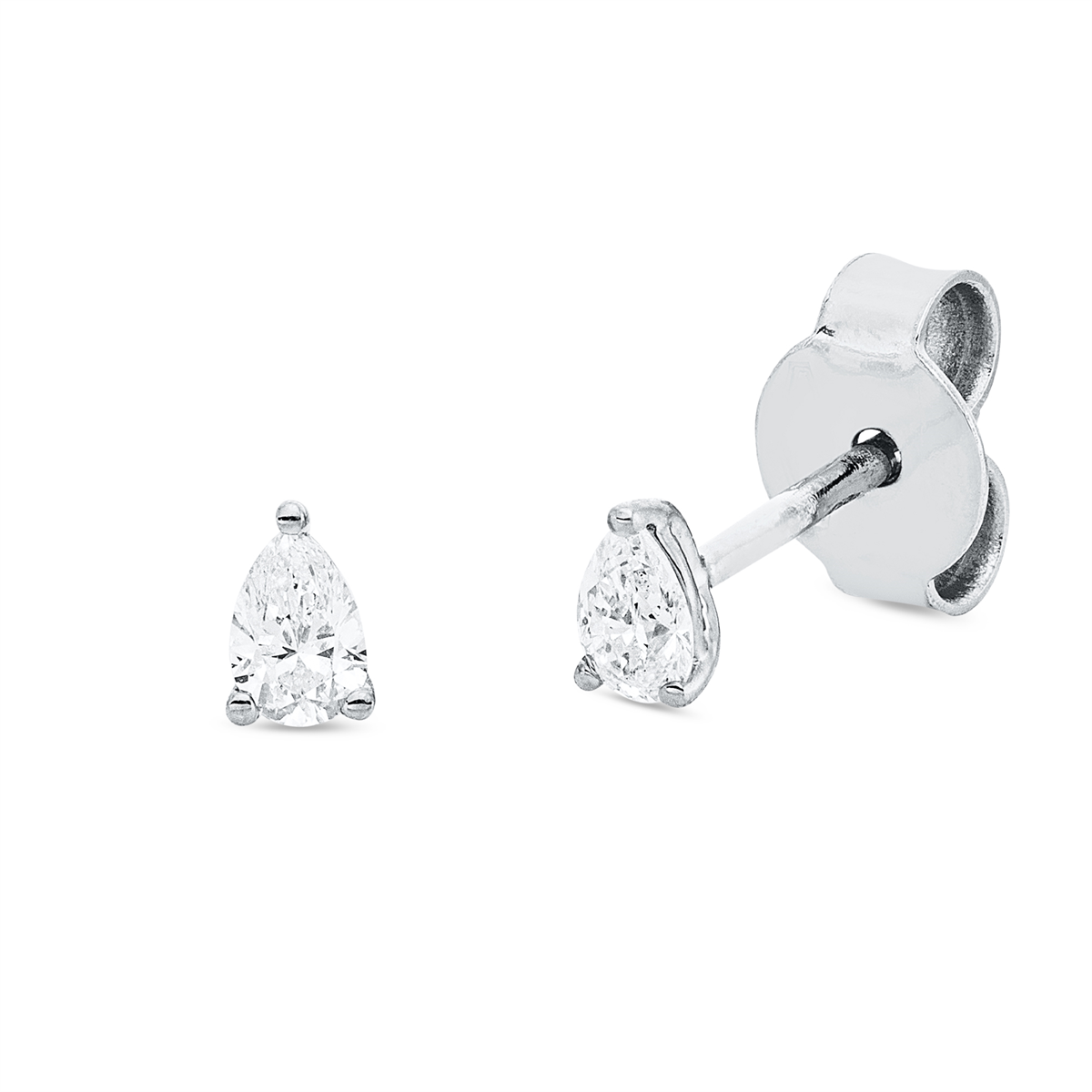 solitaire studs - 2V785