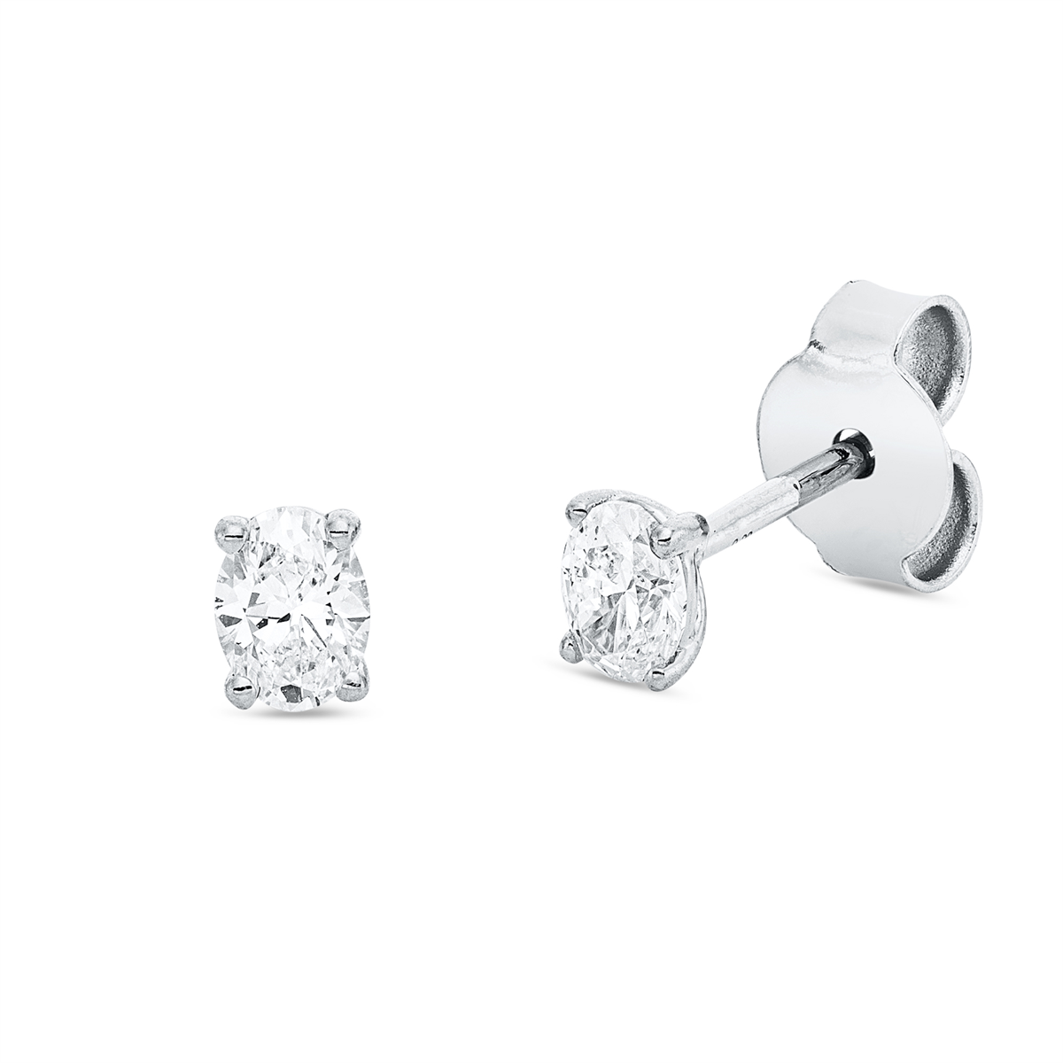 solitaire studs - 2V787