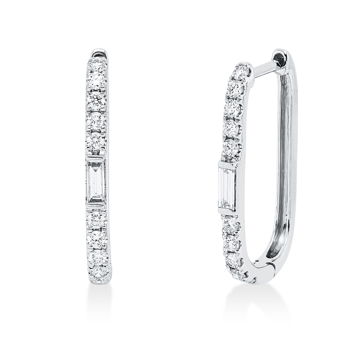 multi-stone hoops & huggies - 2W004