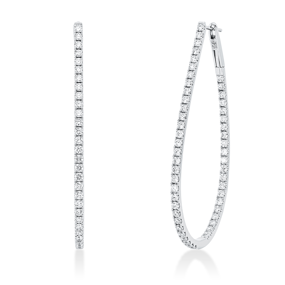 multi-stone hoops & huggies - 2W049