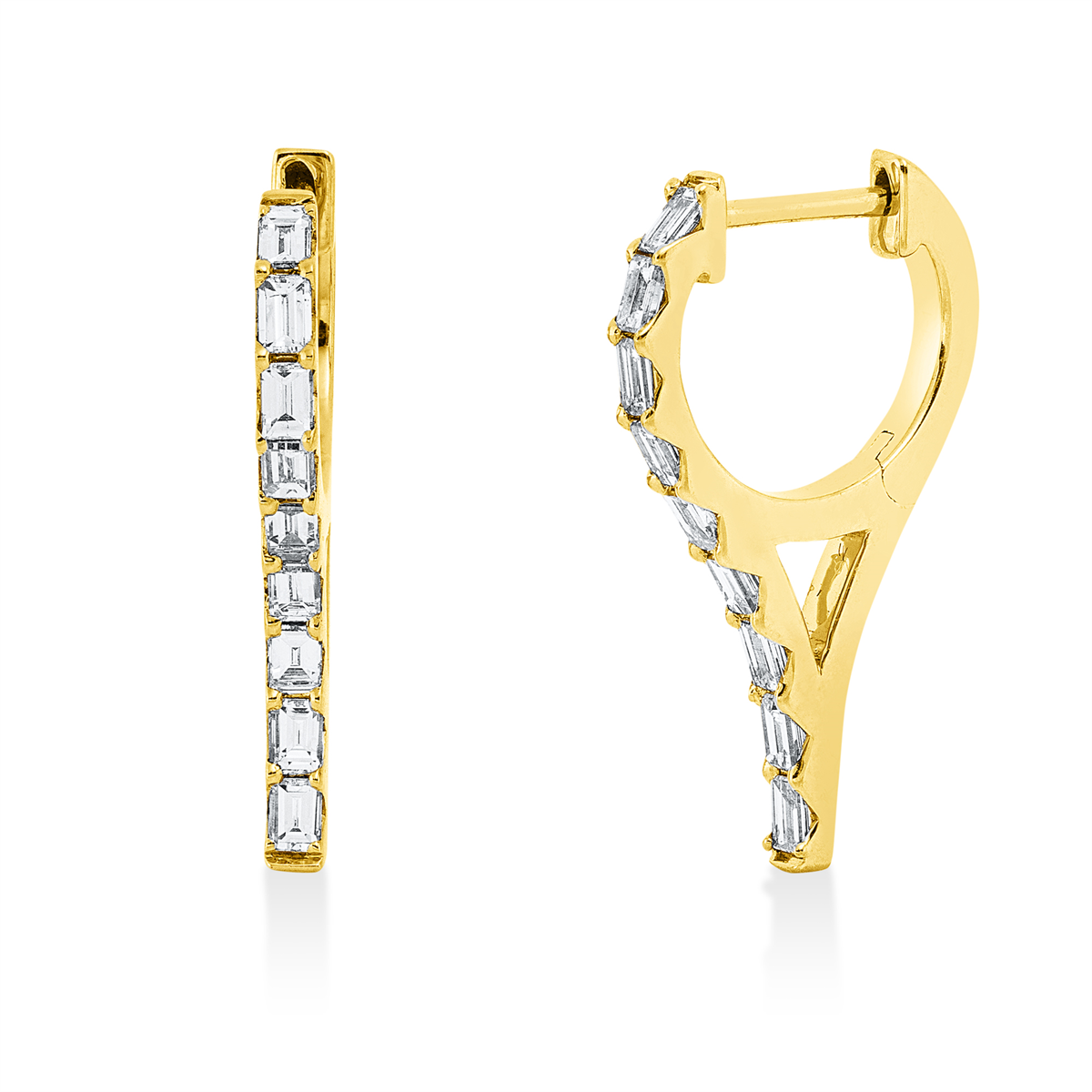 baguette hoops & huggies - 2W078