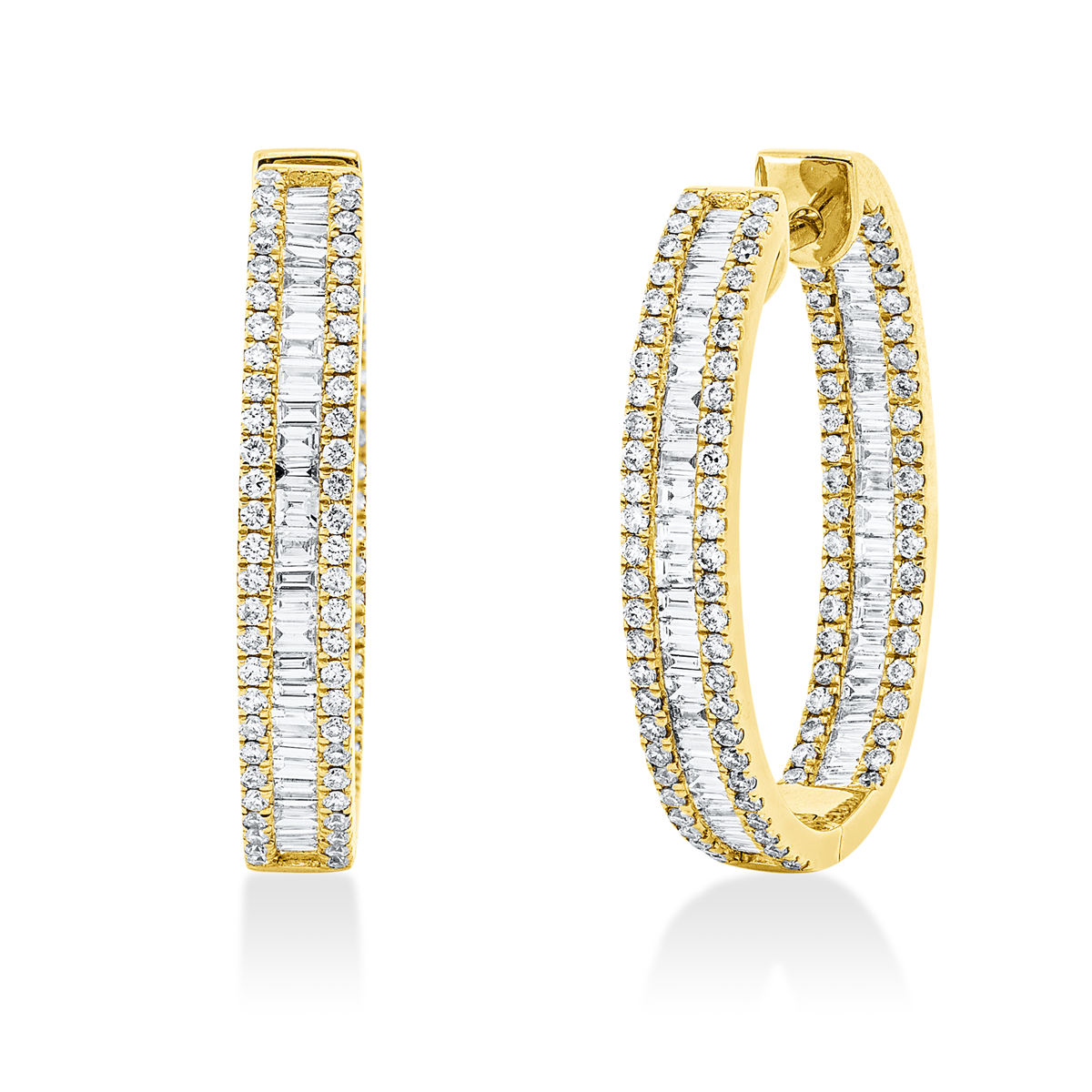 multi-stone hoops & huggies - 2W161