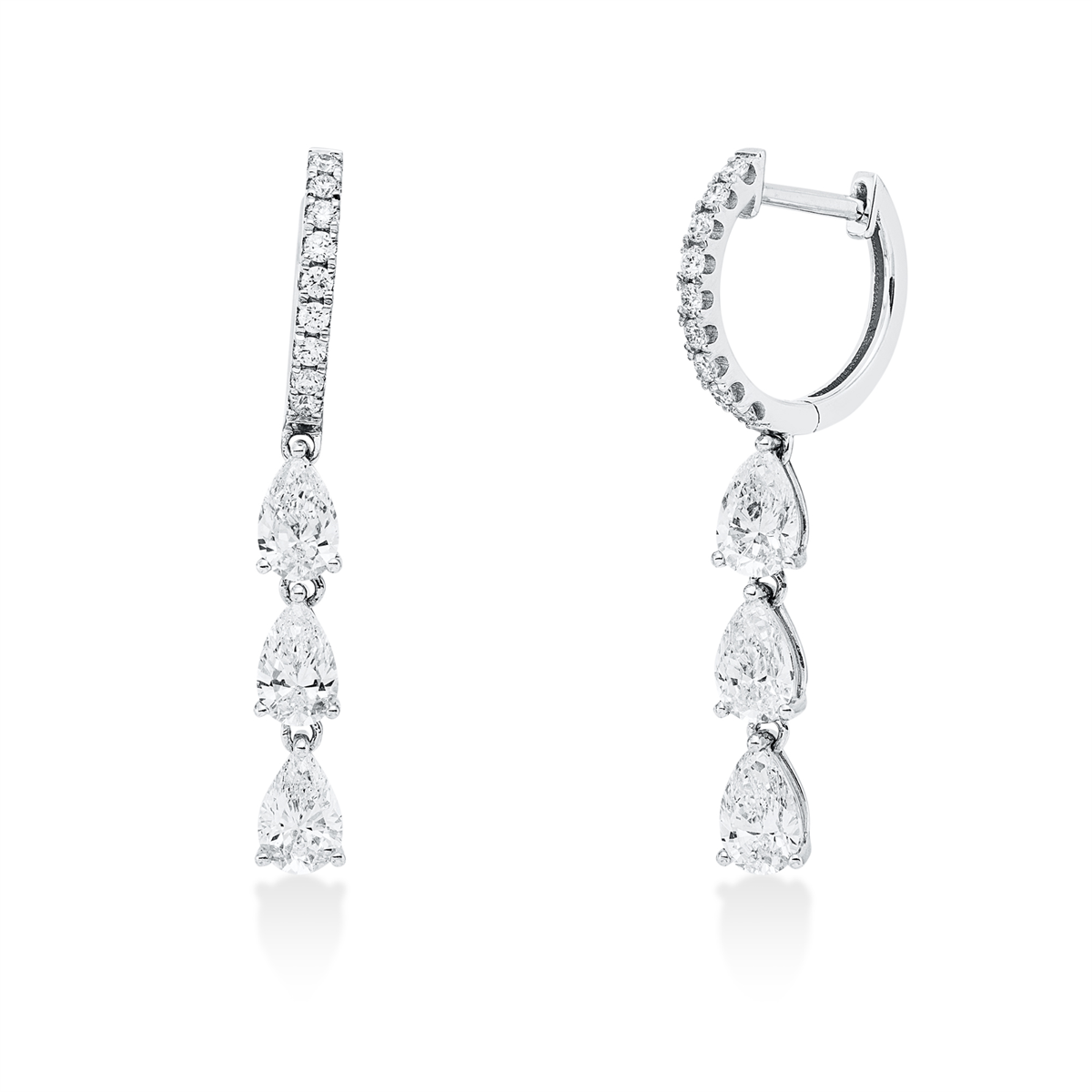 multi-stone hoops & huggies - 2W166