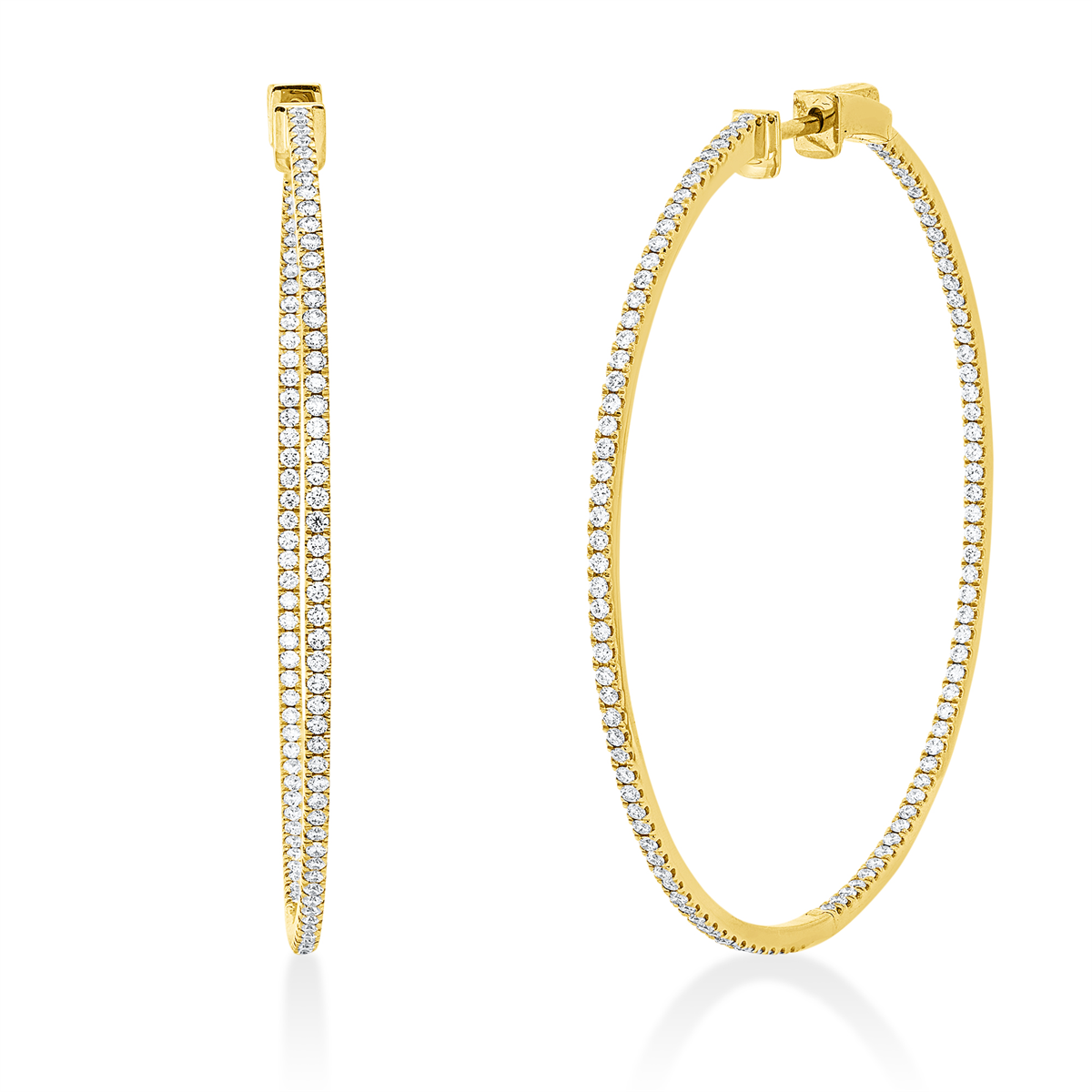 multi-stone hoops & huggies - 2W170