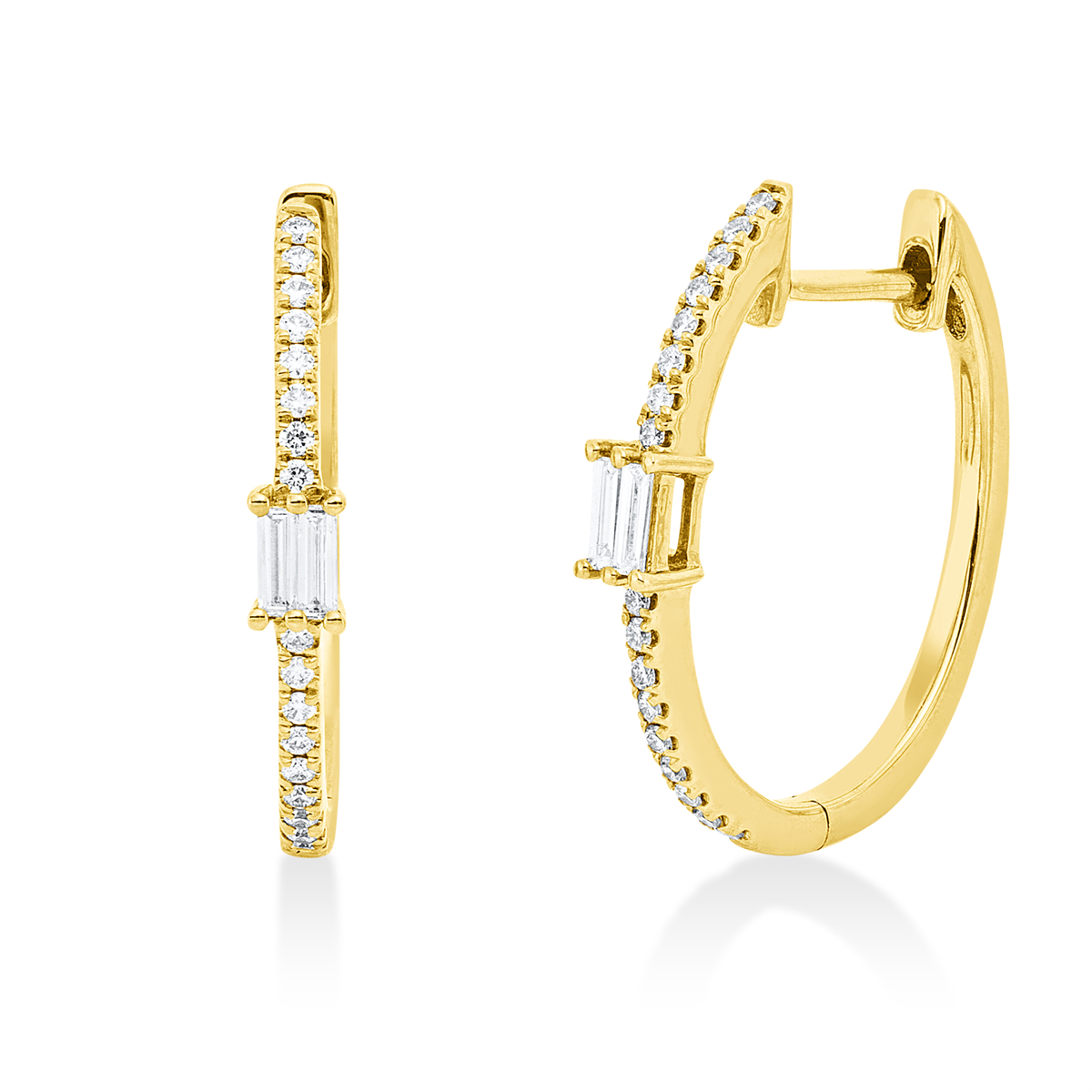 baguette hoops & huggies - 2W190