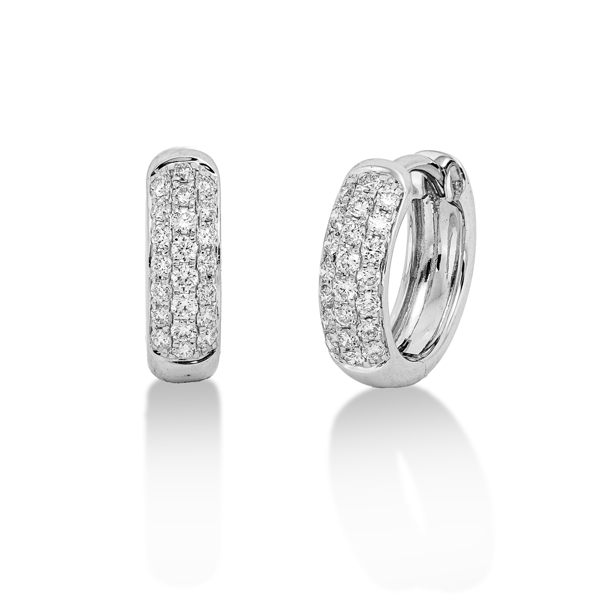 pavé hoepels en huggies - 2W195