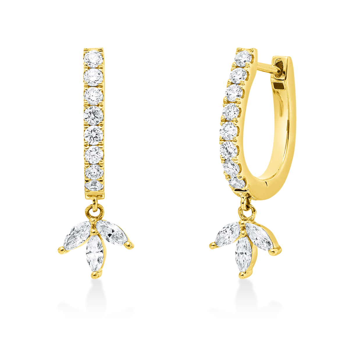 multi-stone hoops & huggies - 2W218