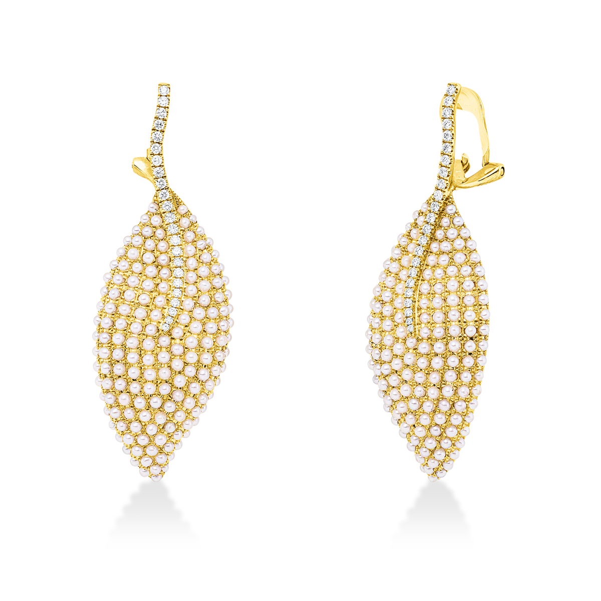 pearl earrings - 2W226