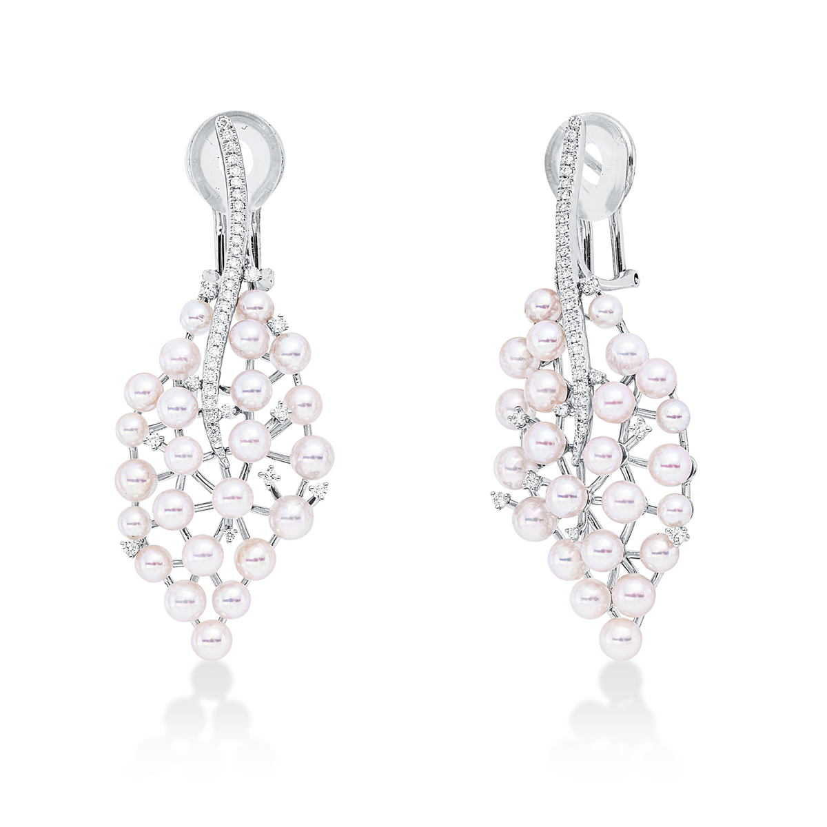 pearl earrings - 2W228