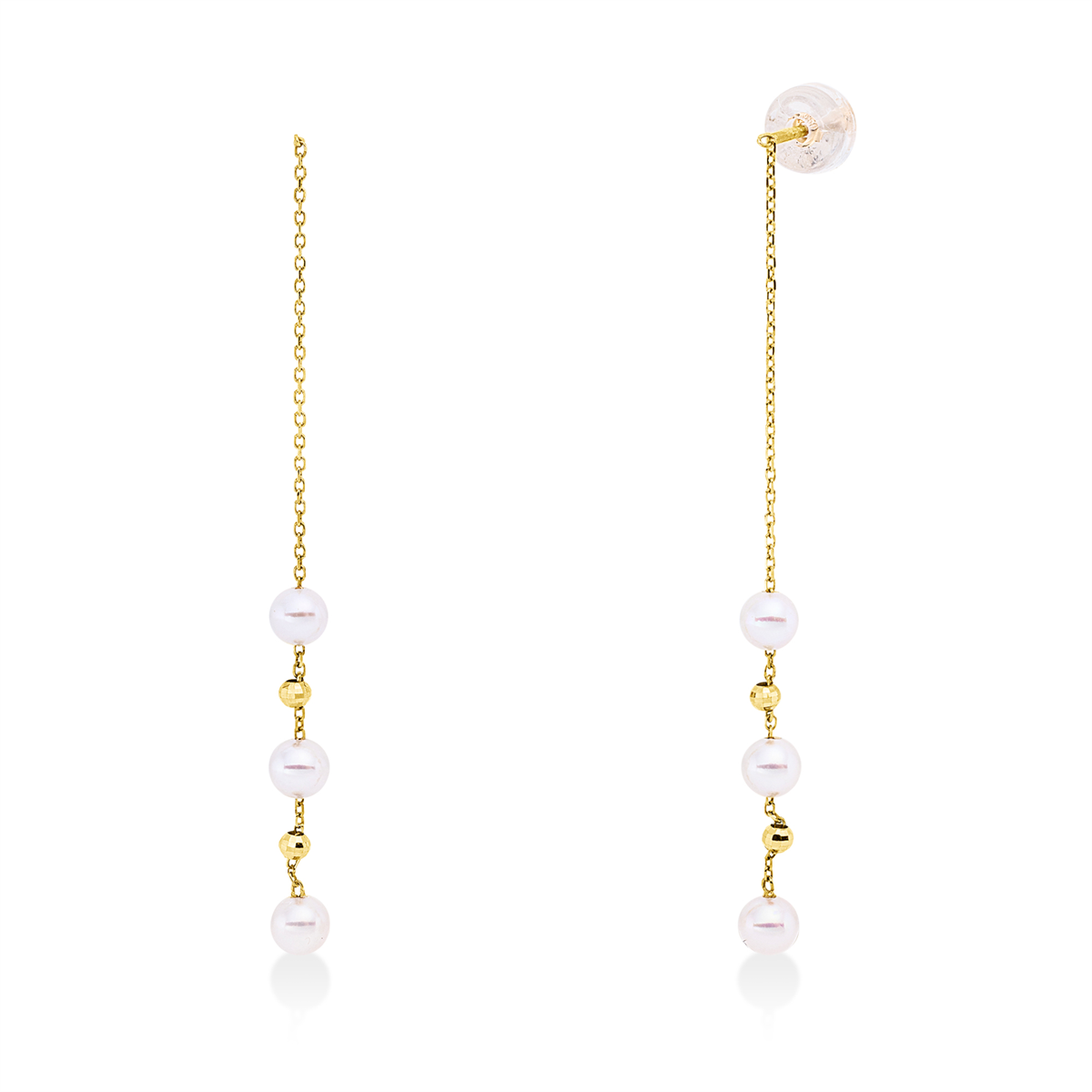pearl earrings - 2W299