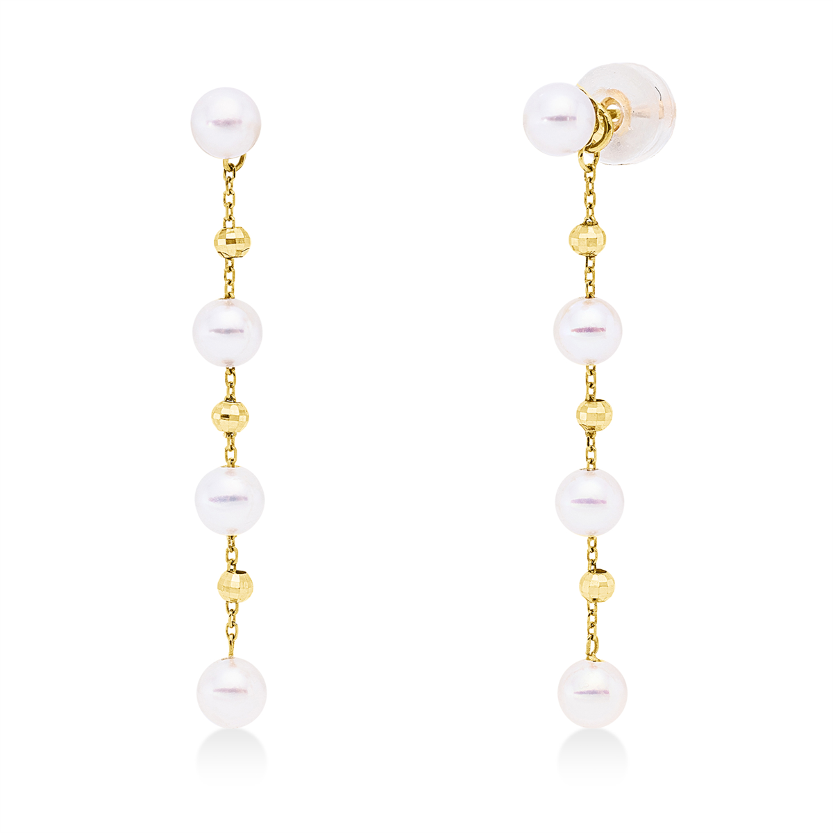 pearl earrings - 2W300