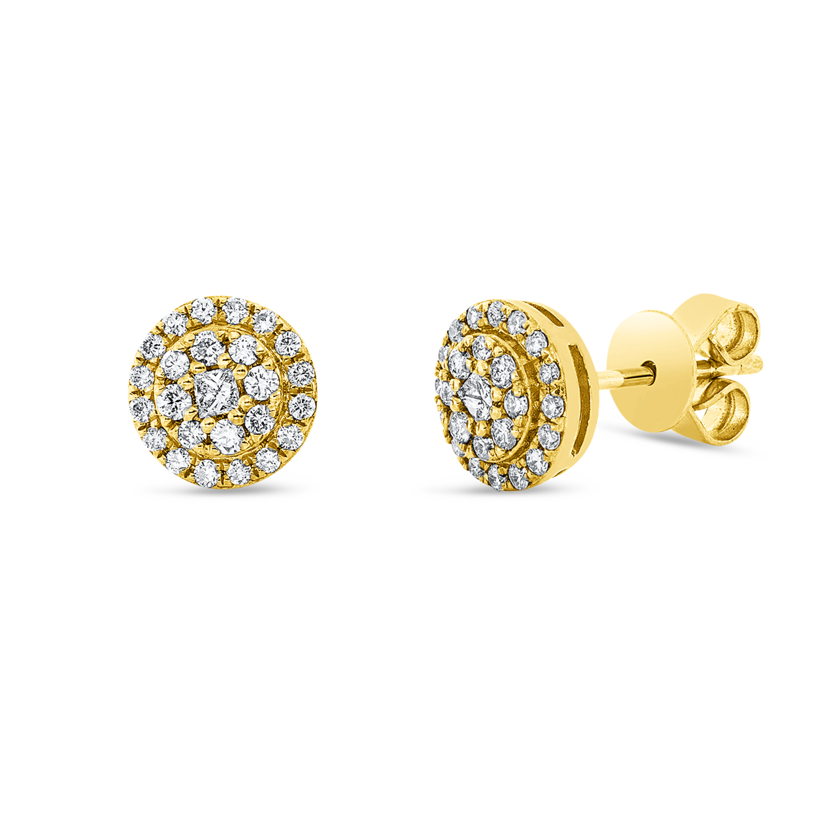 baguette illusion studs - 2W318