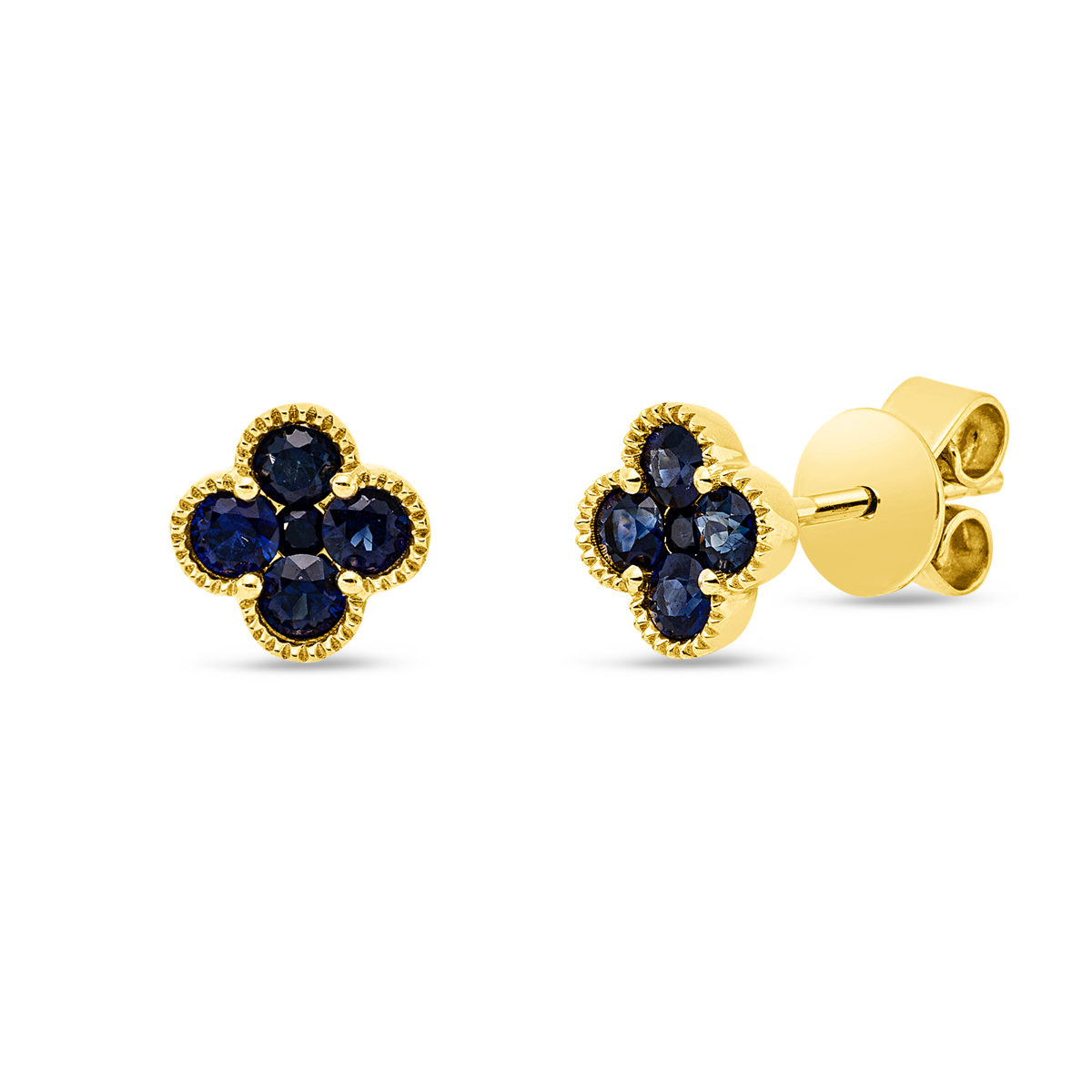 colored stone classic studs - 2W333