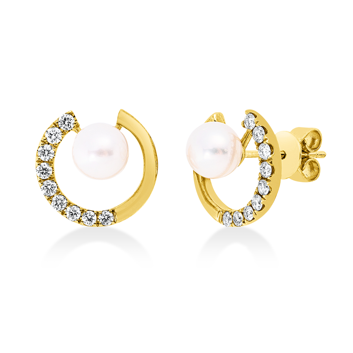 pearl studs - 2W336