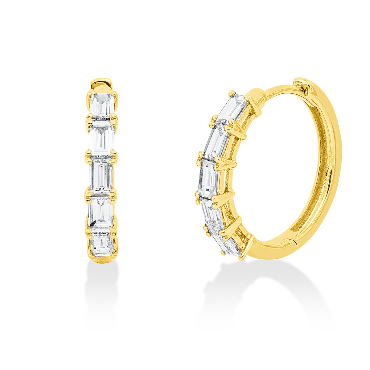 baguette hoops & huggies - 2W353