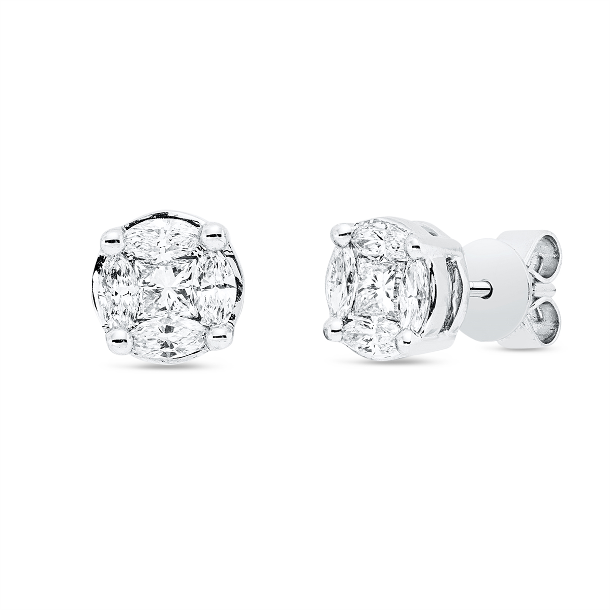 modern woman studs - 2W426