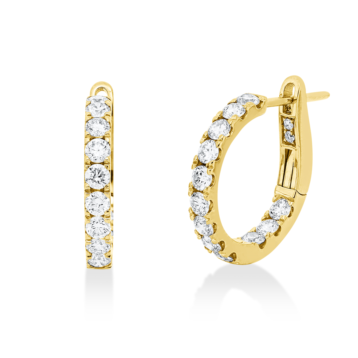 moderne dames oorbellen &amp; huggies - 2W596