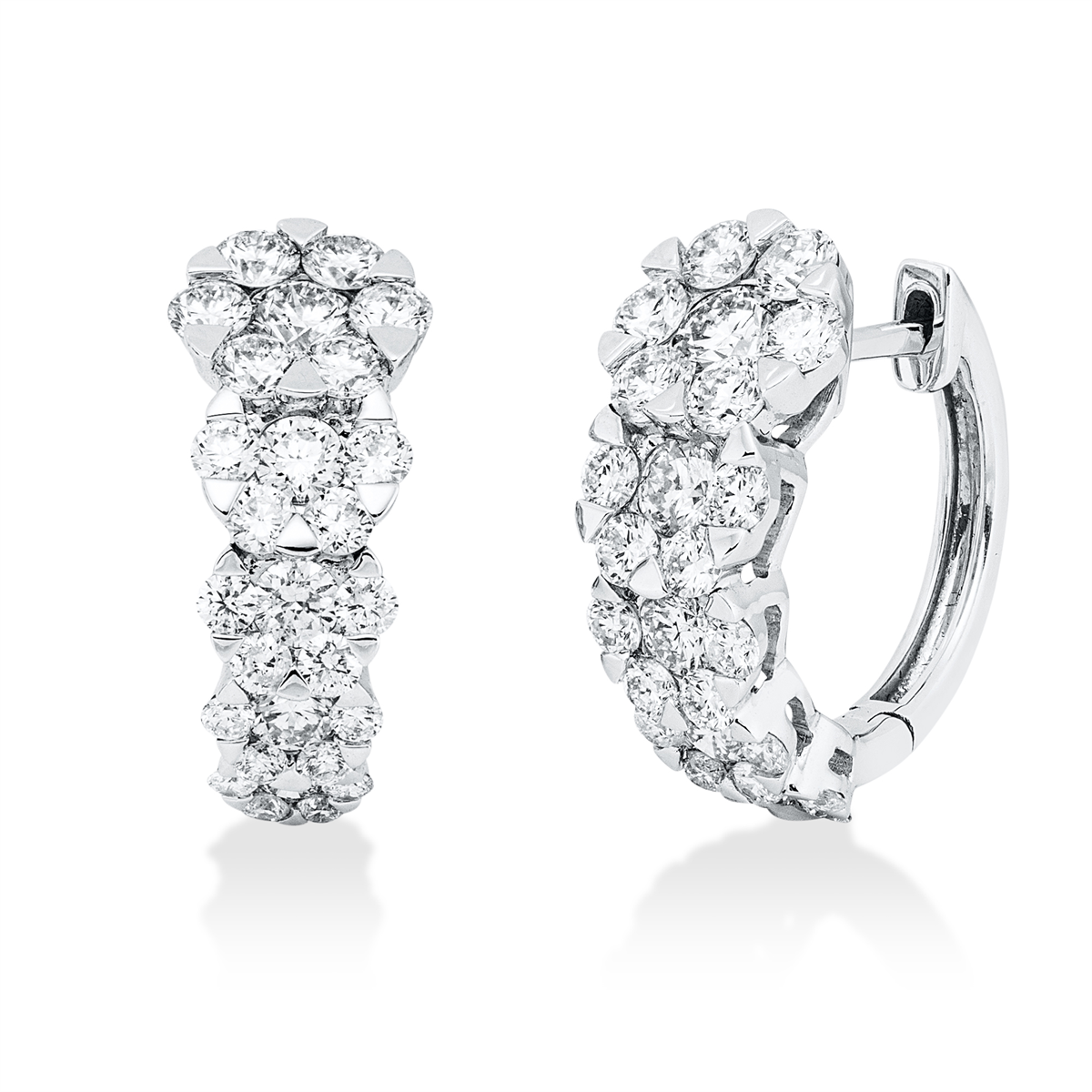 multi-stone hoops & huggies - 2X015