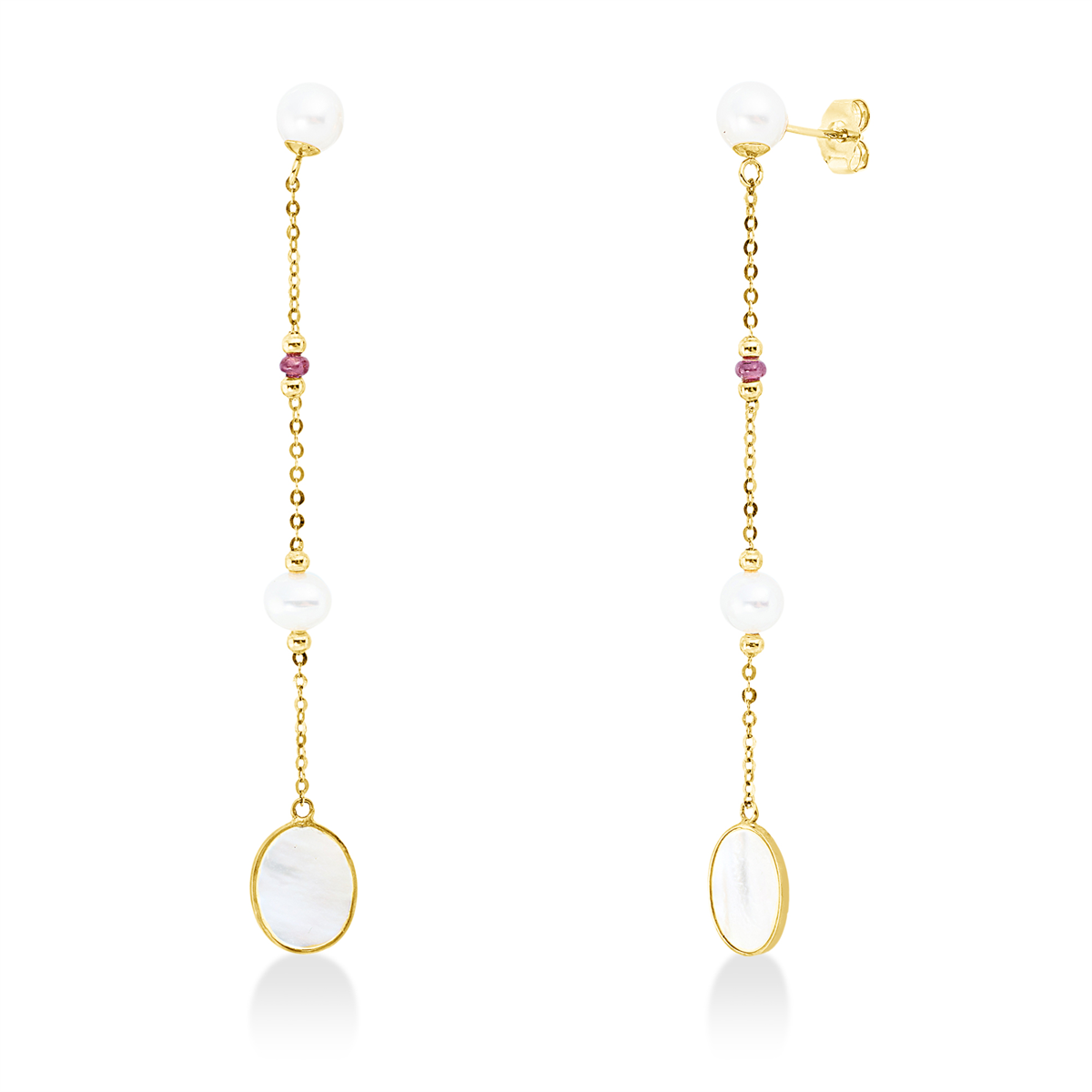 pearl earrings - 2X226