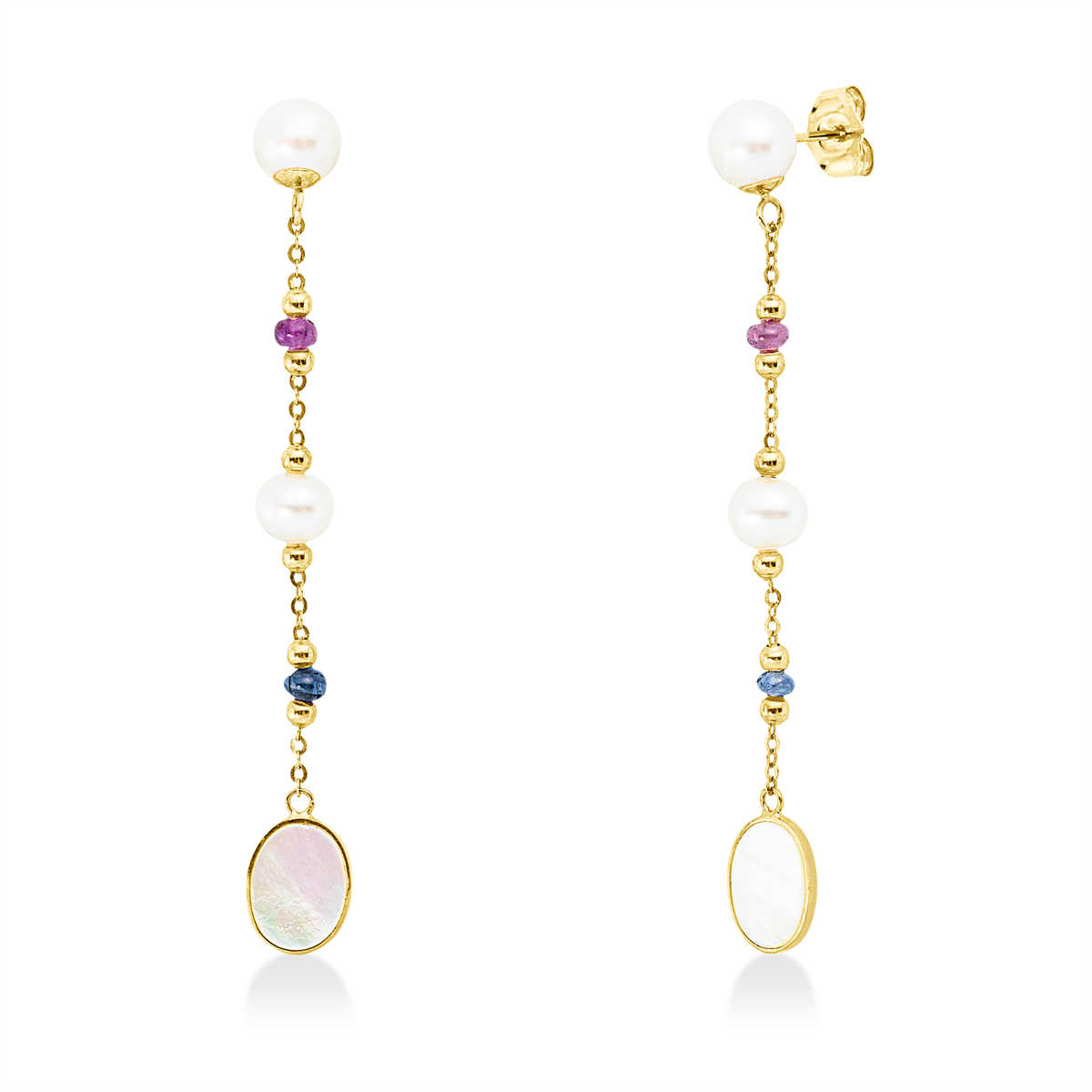 pearl earrings - 2X229