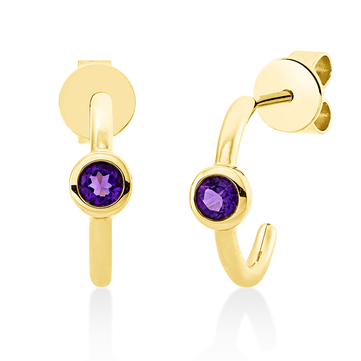 colored stone fashion earrings - 2X298