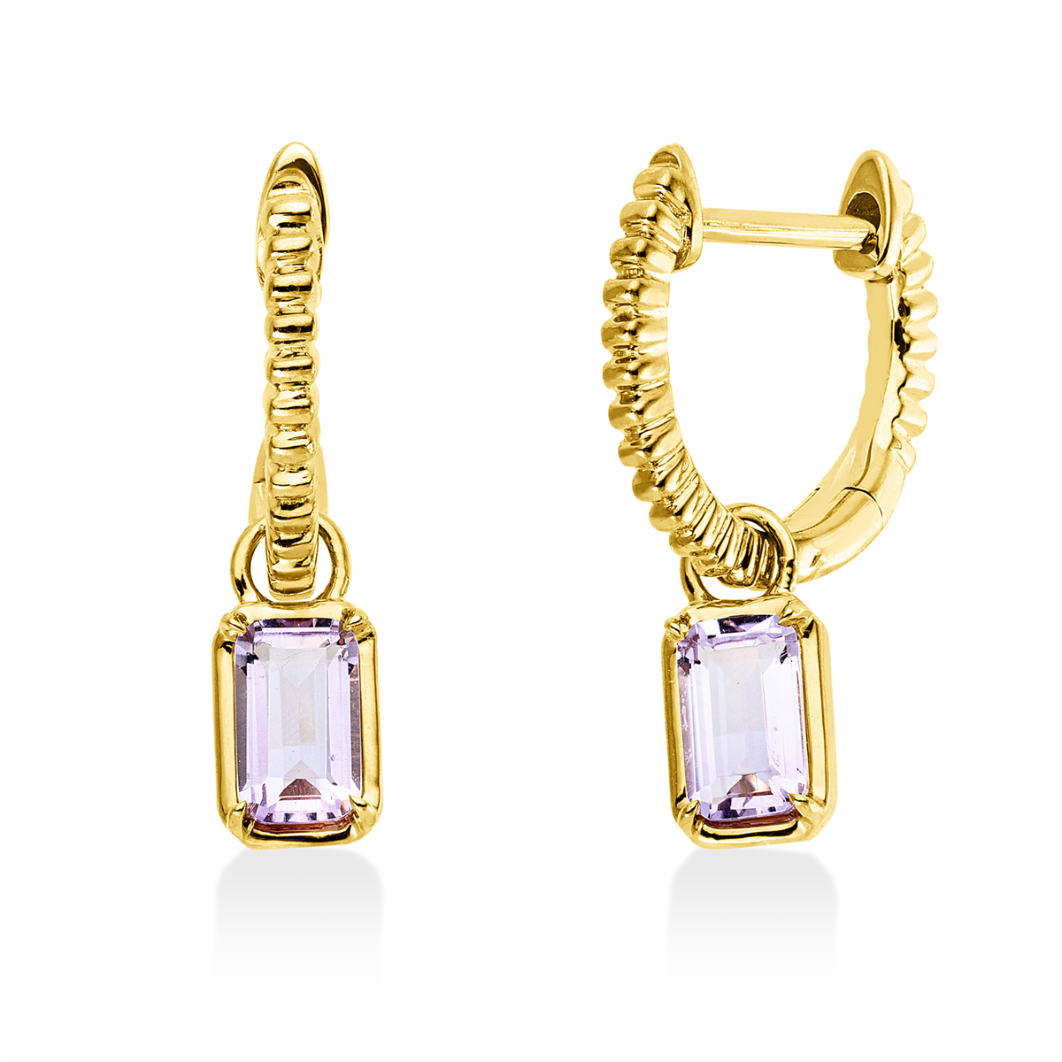 colored stone fashion earrings - 2X299