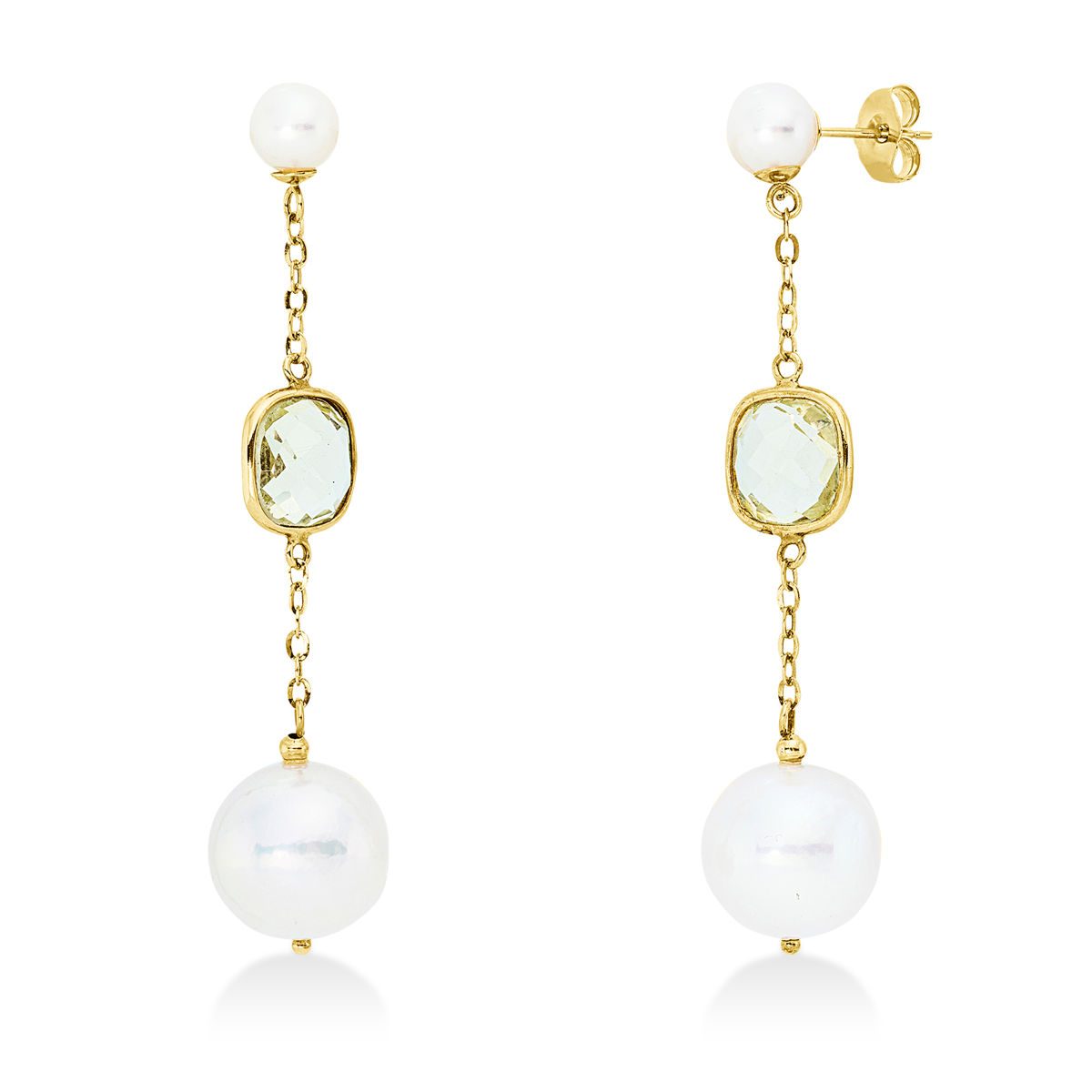 pearl earrings - 2X327