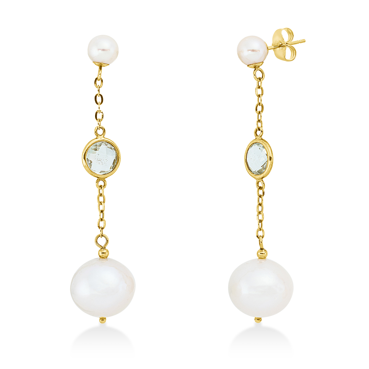 pearl earrings - 2X328