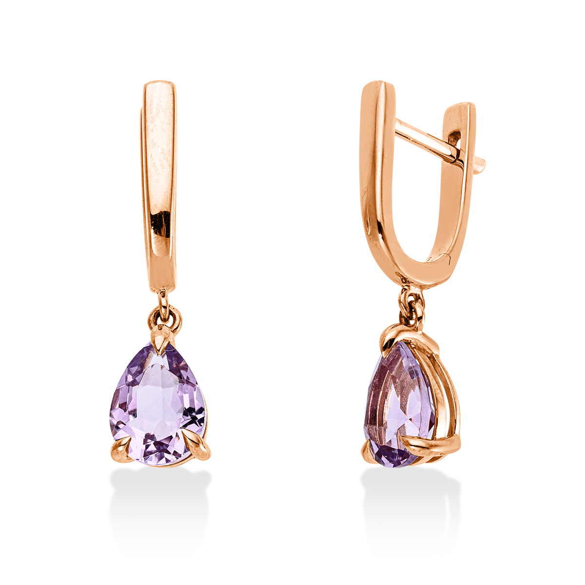 colored stone fashion earrings - 2X542