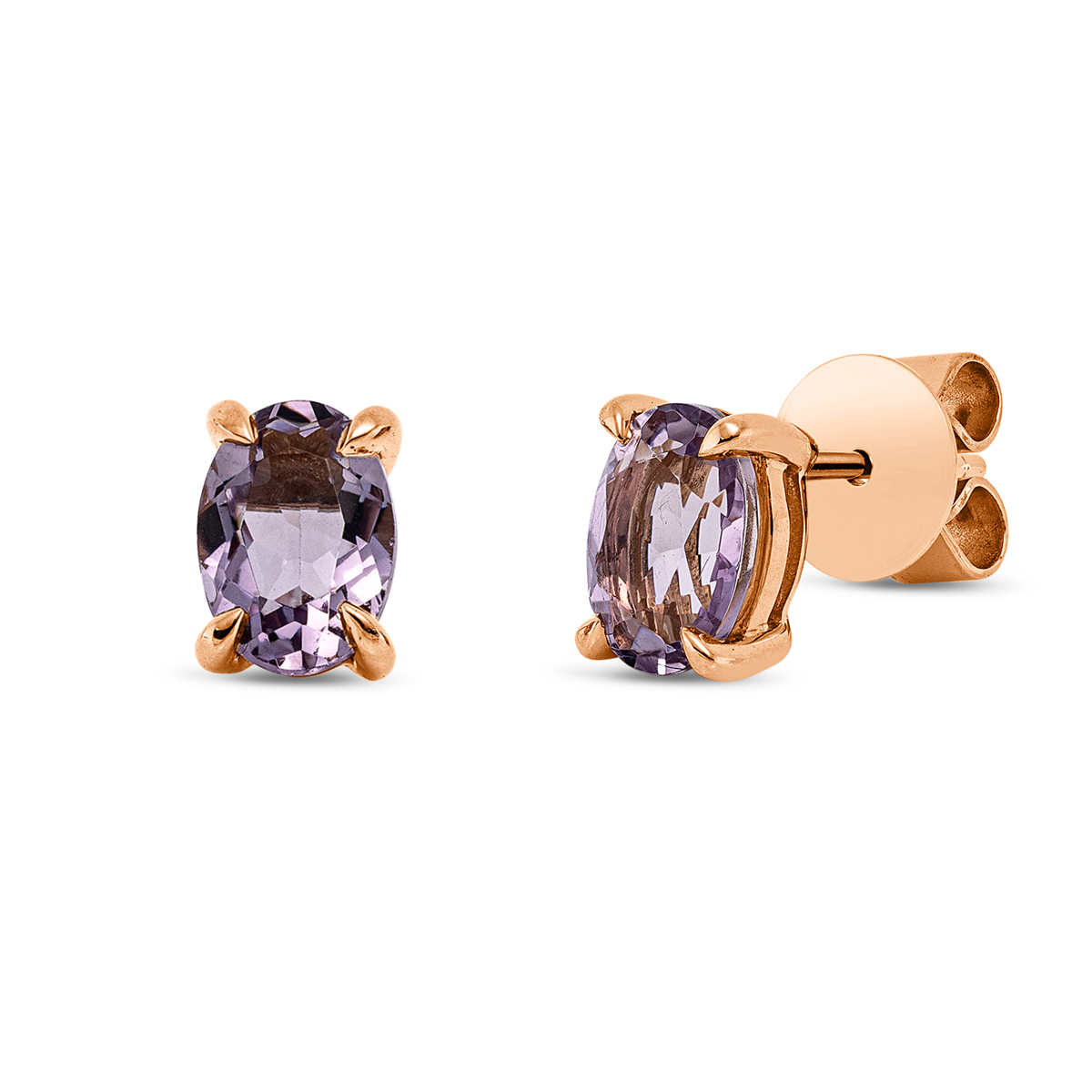 colored stone fashion studs - 2X544