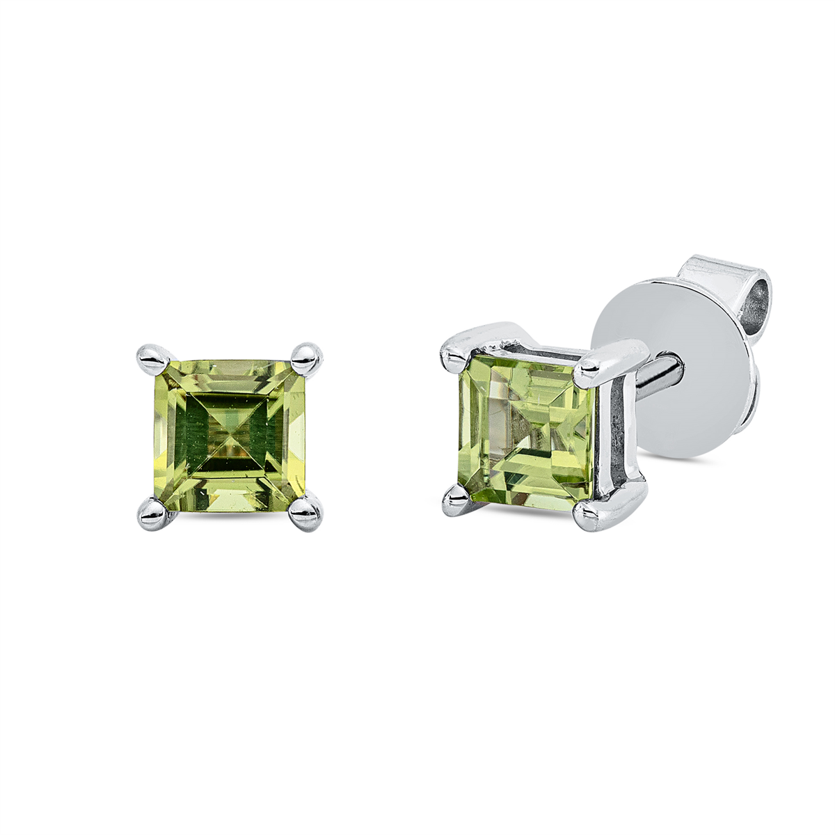 colored stone fashion studs - 2Y384