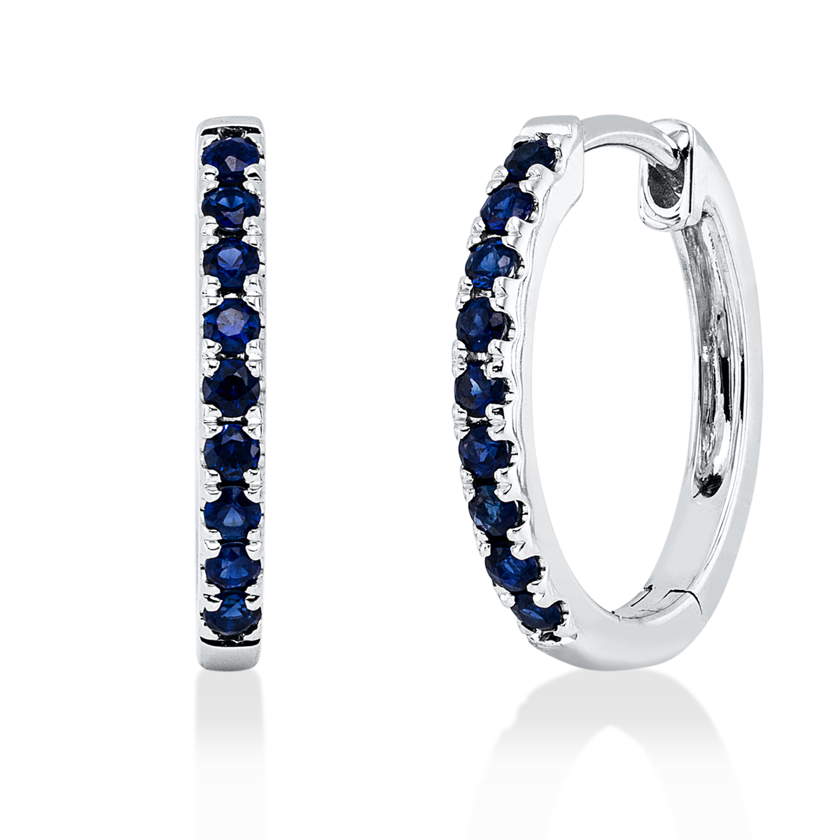 colored stone classic hoops & huggies - 2Y857
