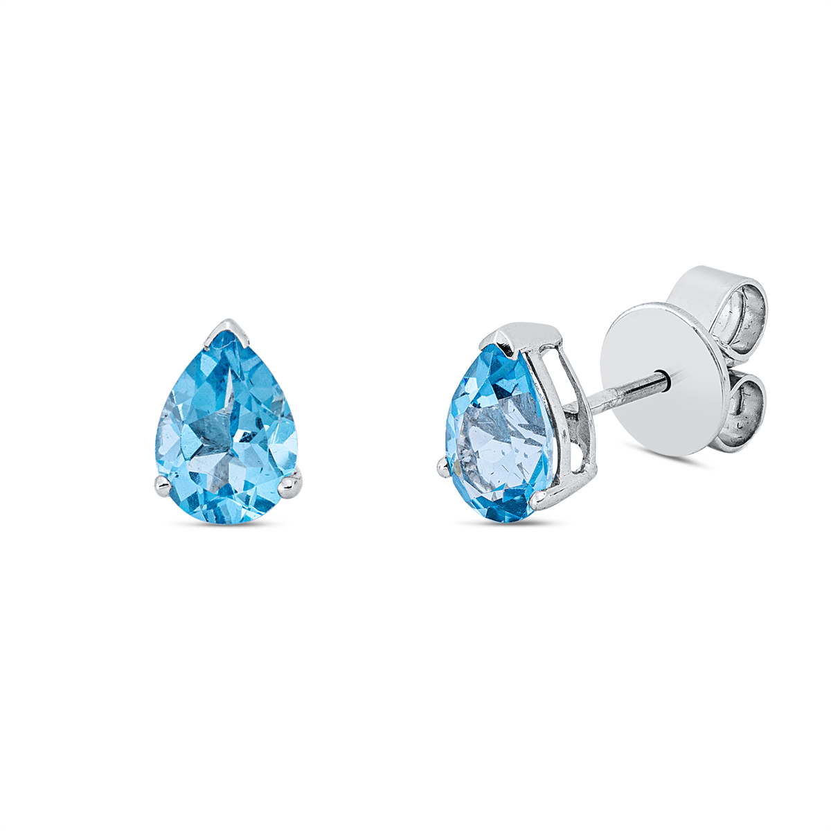 colored stone classic studs - 2Z189