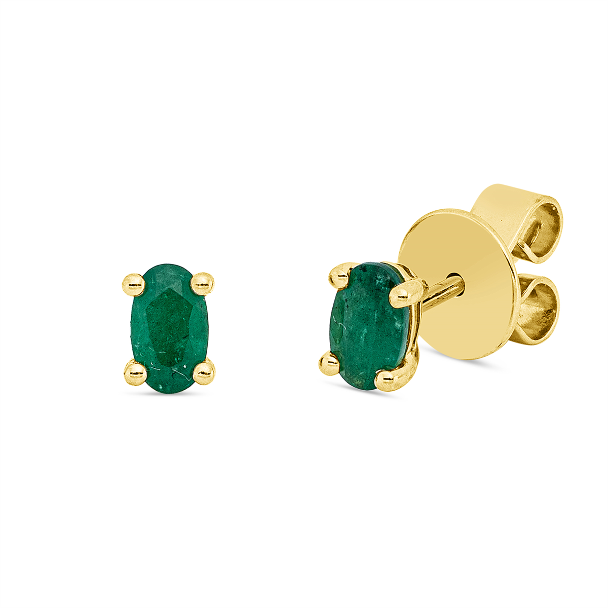 colored stone classic studs - 2Z225