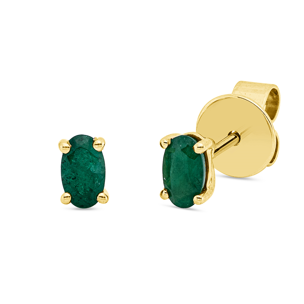 colored stone classic studs - 2Z228