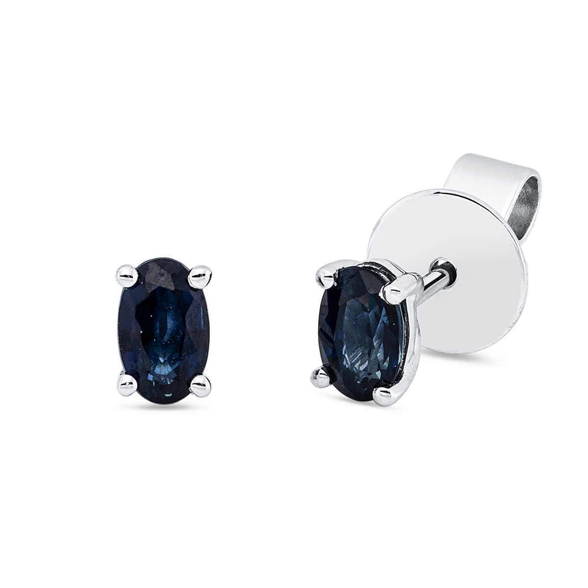 colored stone classic studs - 2Z229