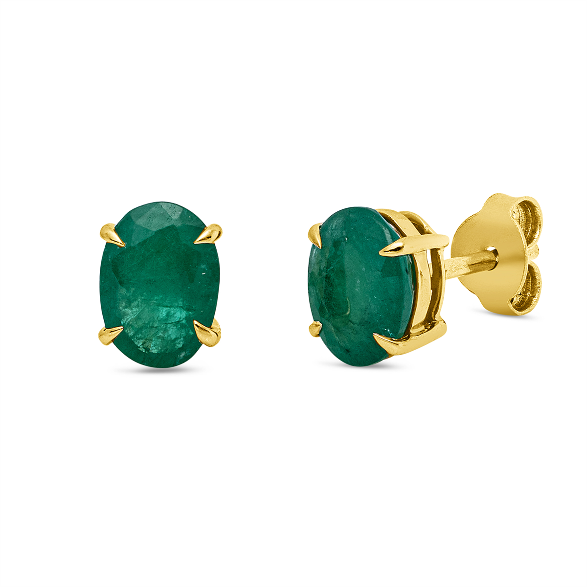 colored stone classic studs - 2Z337