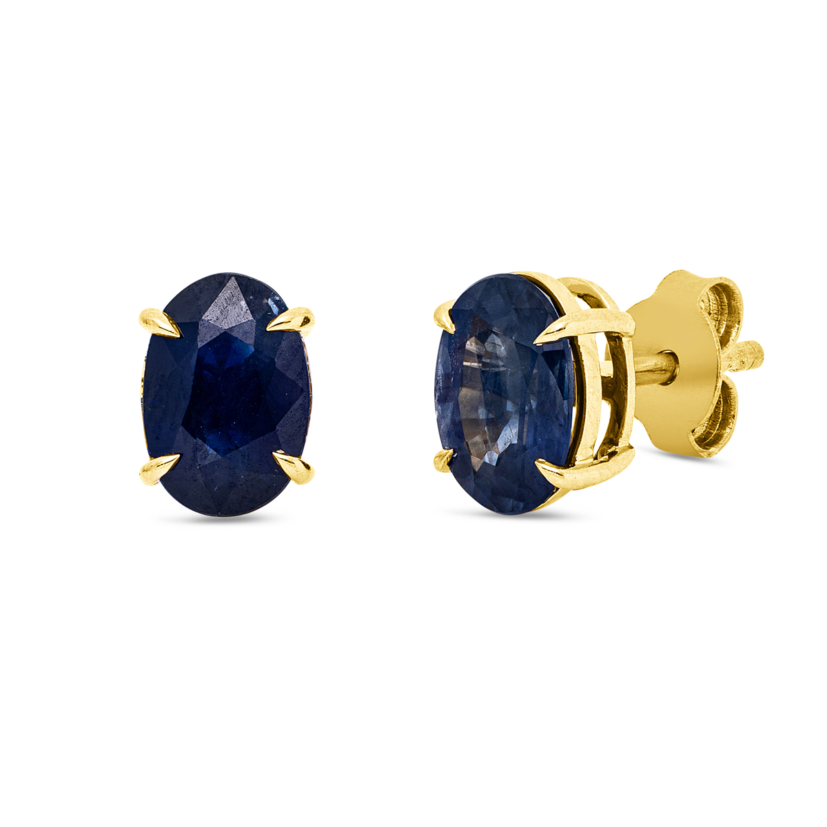 colored stone classic studs - 2Z338