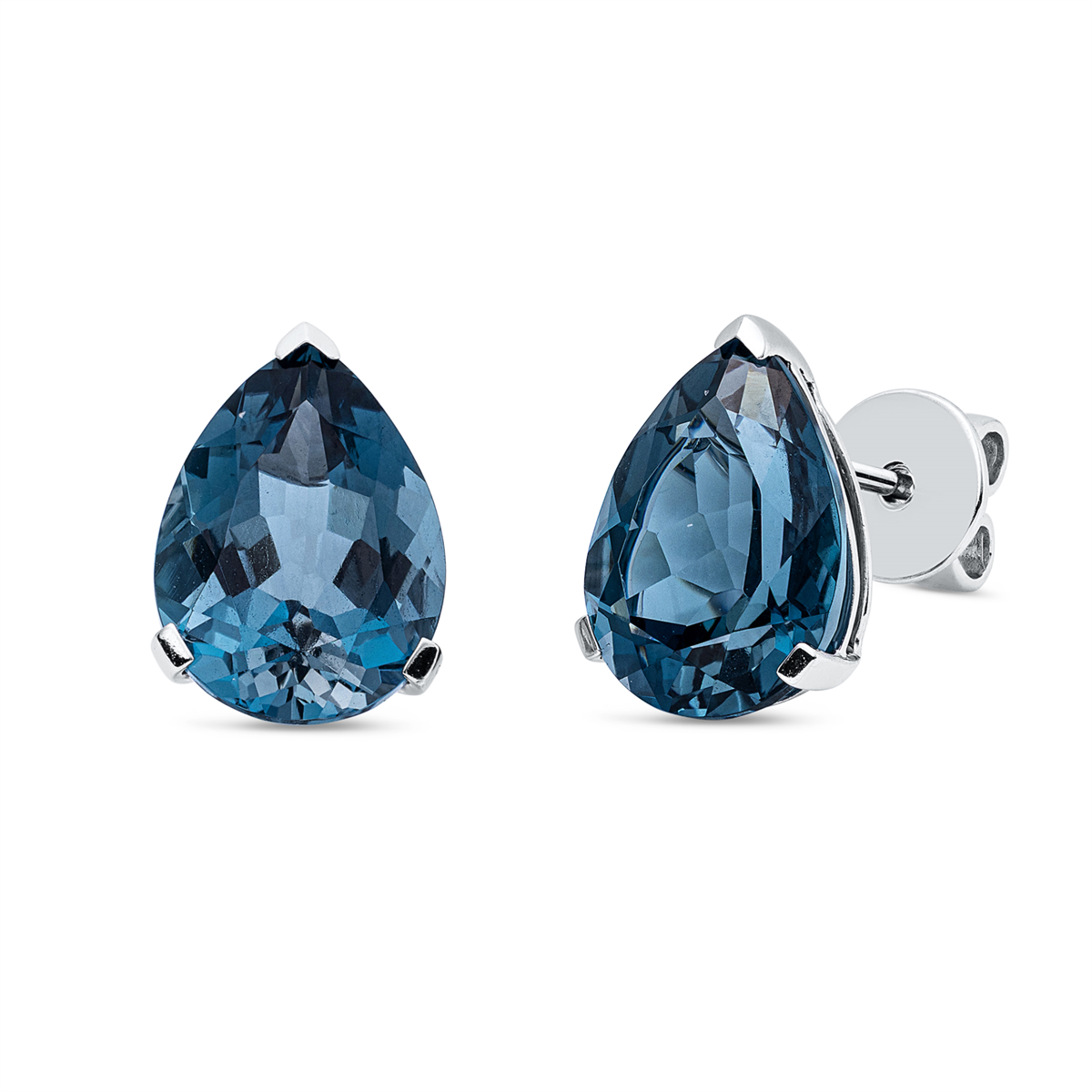 colored stone fashion studs - 2Z361