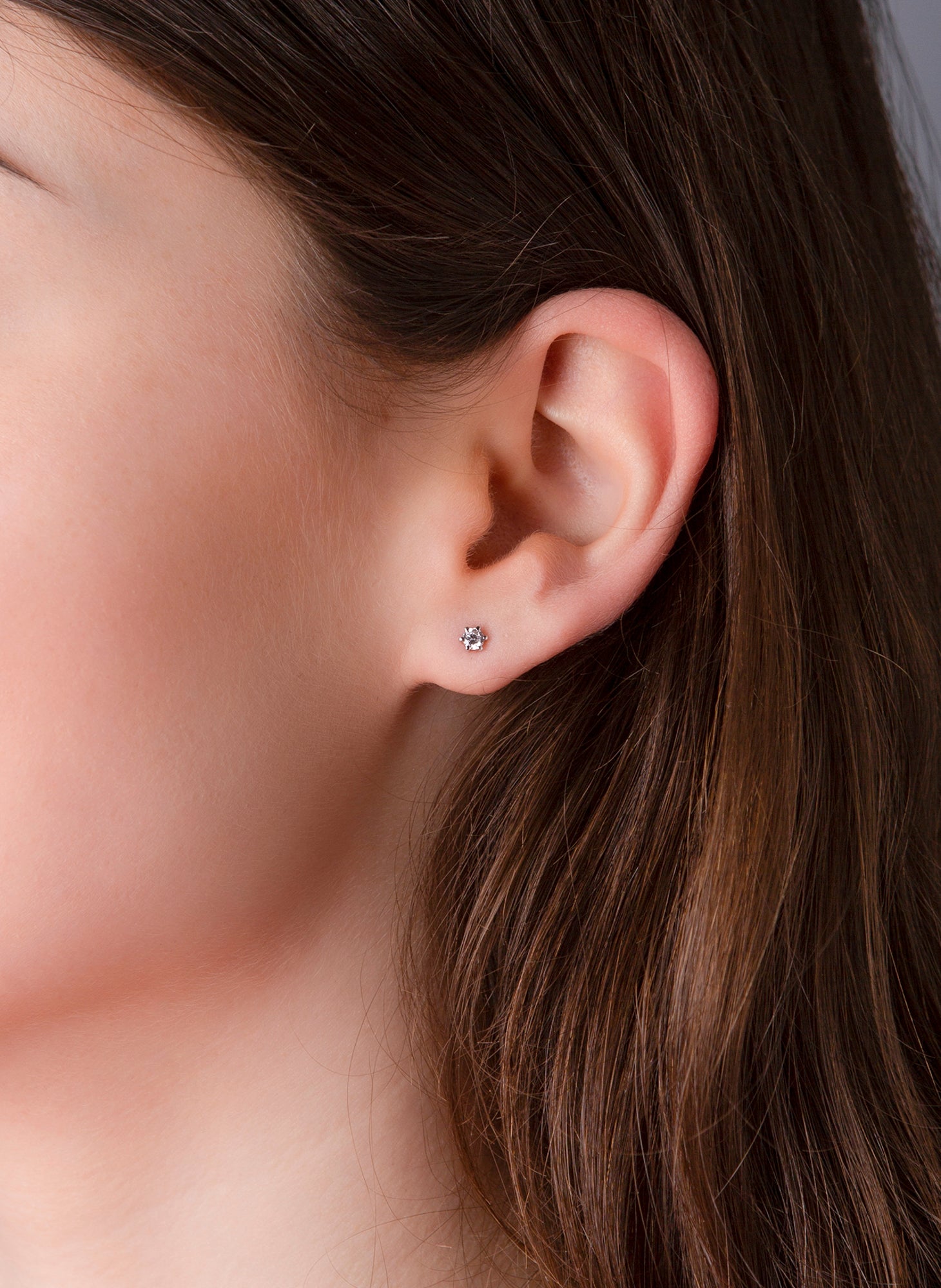 solitaire studs - 2A985