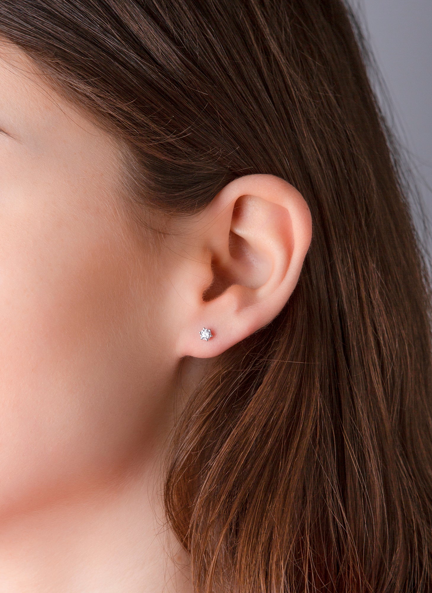 solitaire studs - 2A986