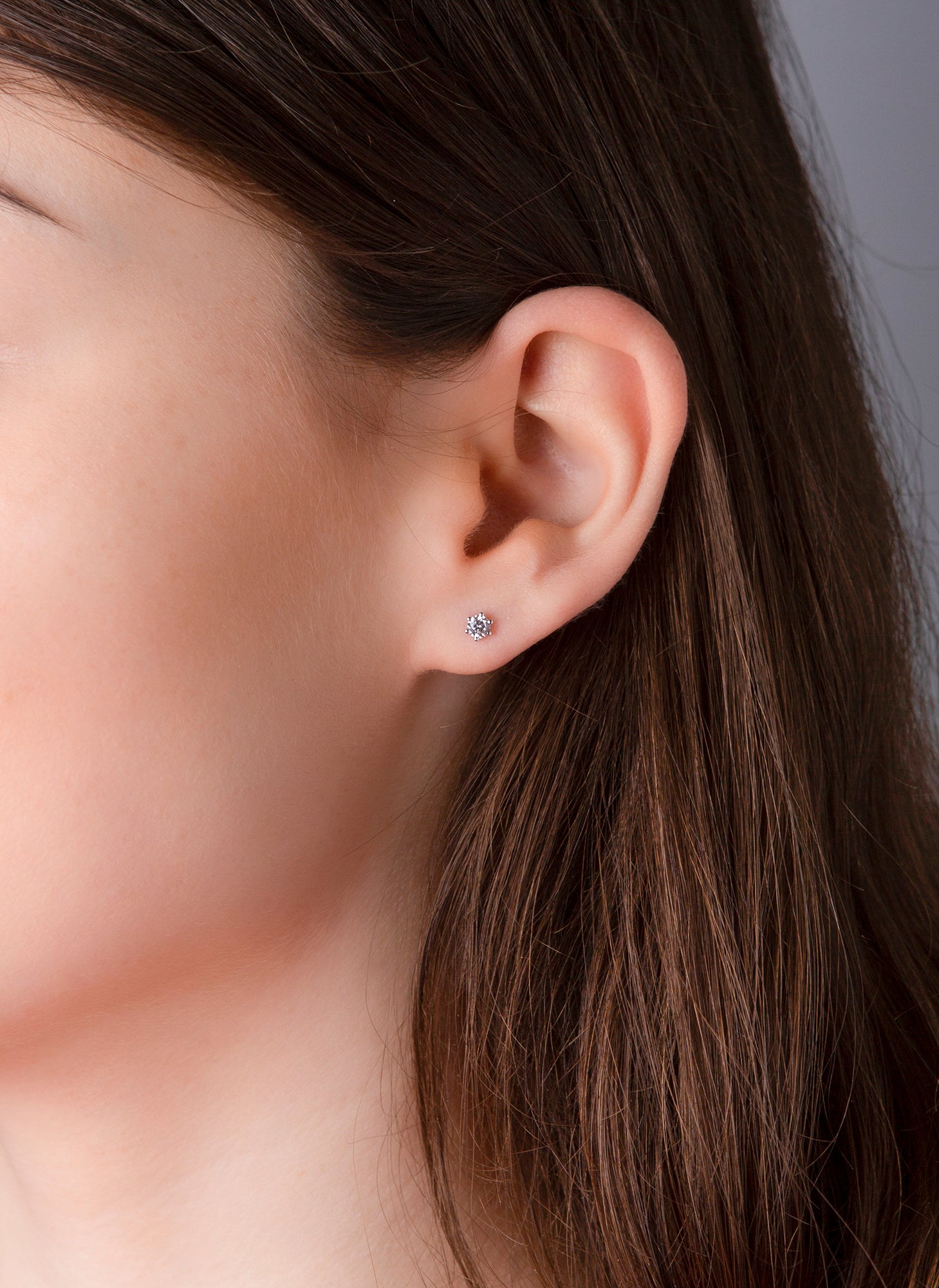 solitaire studs - 2A987