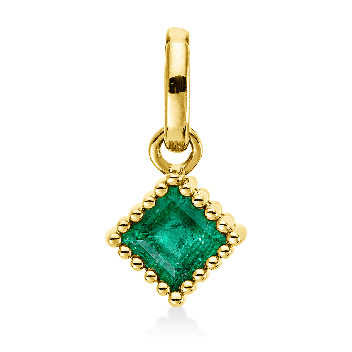 colored stone classic pendant - 3H618