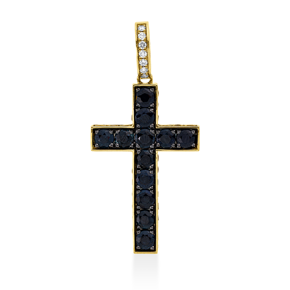 colored stone classic pendant - 3I058