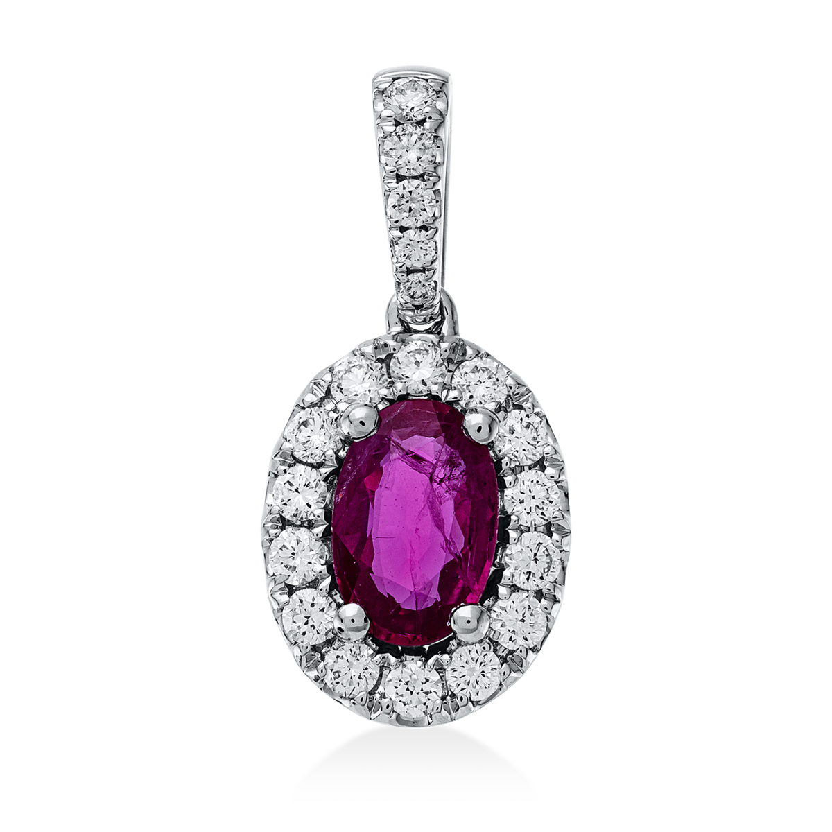 colored stone classic pendant - 3I062