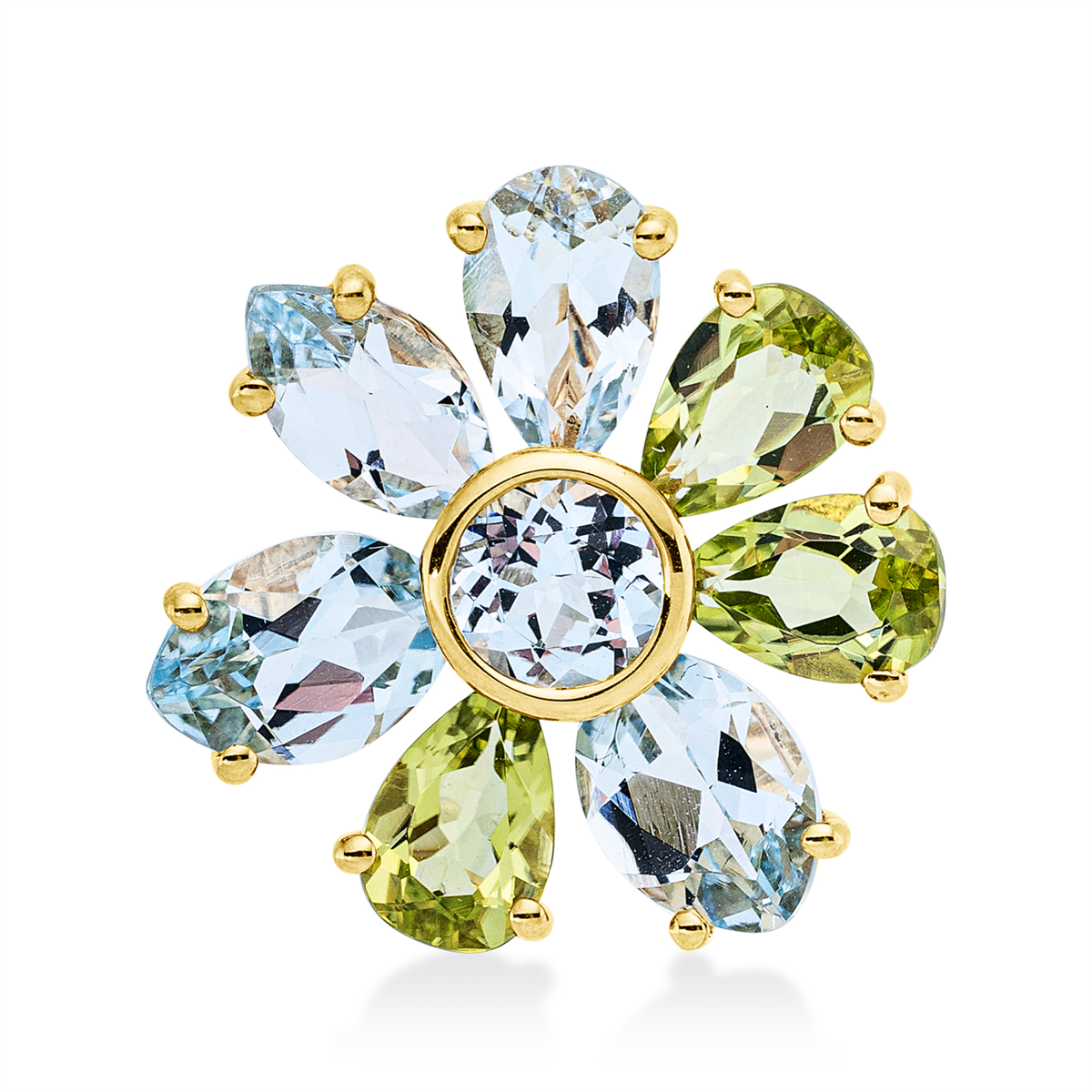 colored stone fashion pendant - 3I130