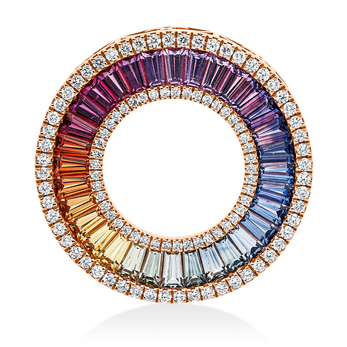 rainbow & multicolor pendant - 3I346