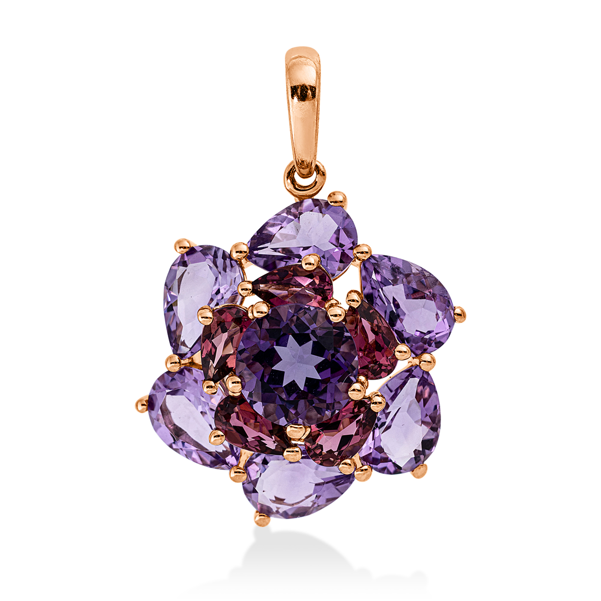 colored stone fashion pendant - 3I977
