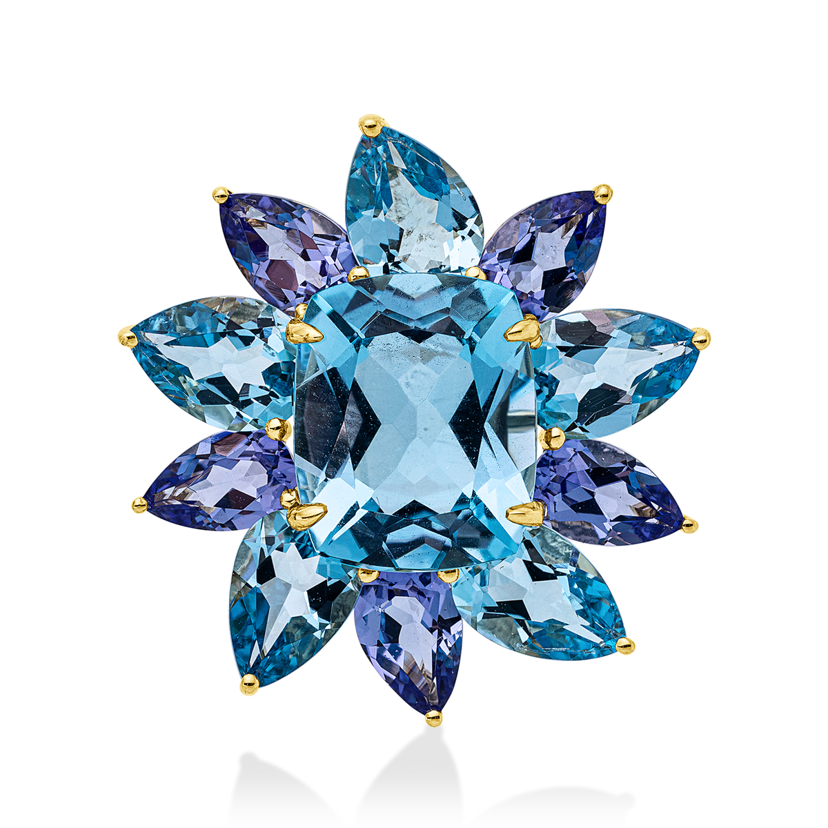 colored stone fashion pendant - 3I978